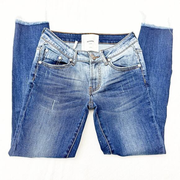 One Teaspoon Freebirds II Low Waist Stretch Fitted Leg Denim Jeans Size 25 - Picture 4 of 8